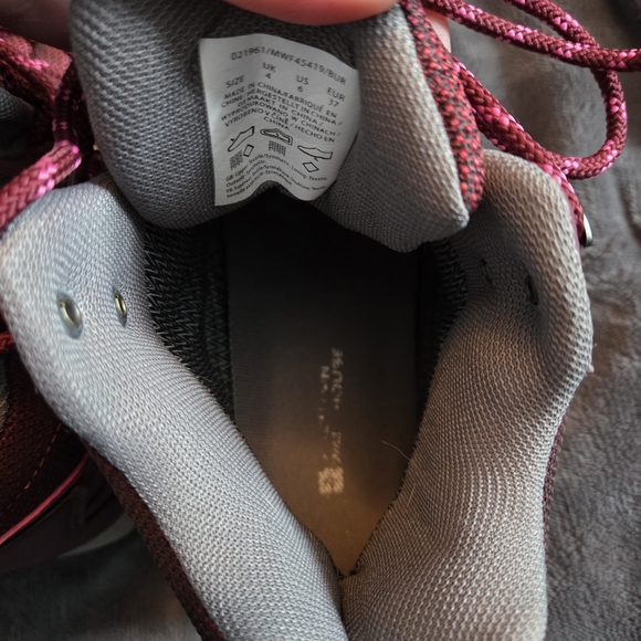 Women's Mountain Warehouse Burgundy Hiking Boots - Picture 3 of 13